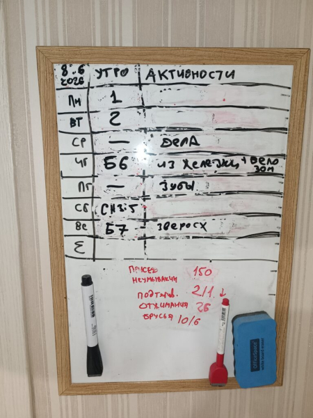 Неделя физухи 8 июня 2026