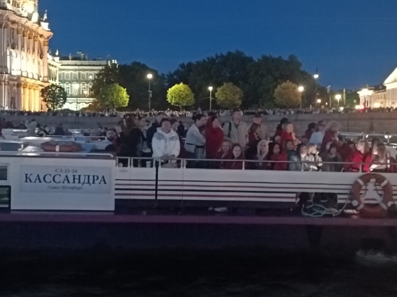 Пейзажи на маршруте к разводным мостам и обратно 23 июня 2026