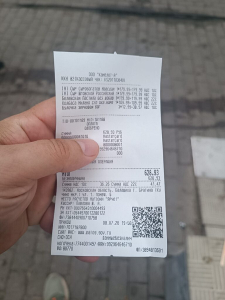 Продукты 8 июля 2026