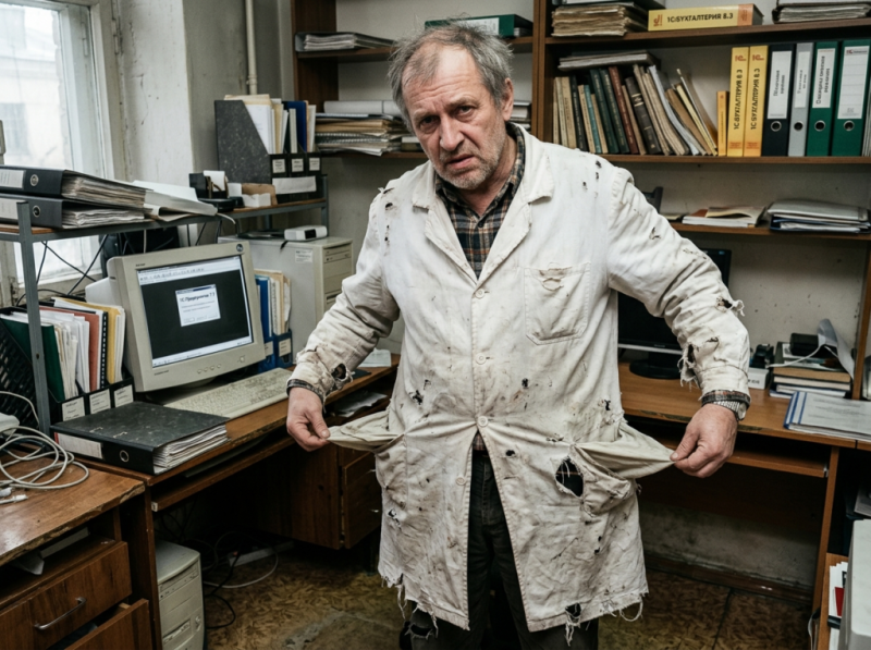 В карманах голяк