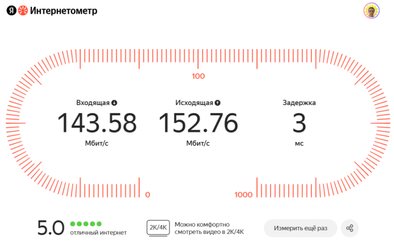 Скорость интернета в Зеленоградске