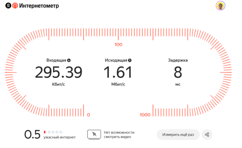 Скорость интернета в Зеленоградске