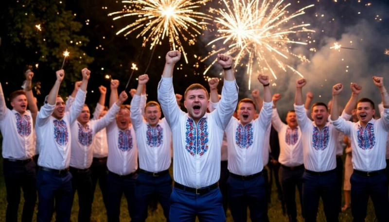 Чубатые любители фейерверков